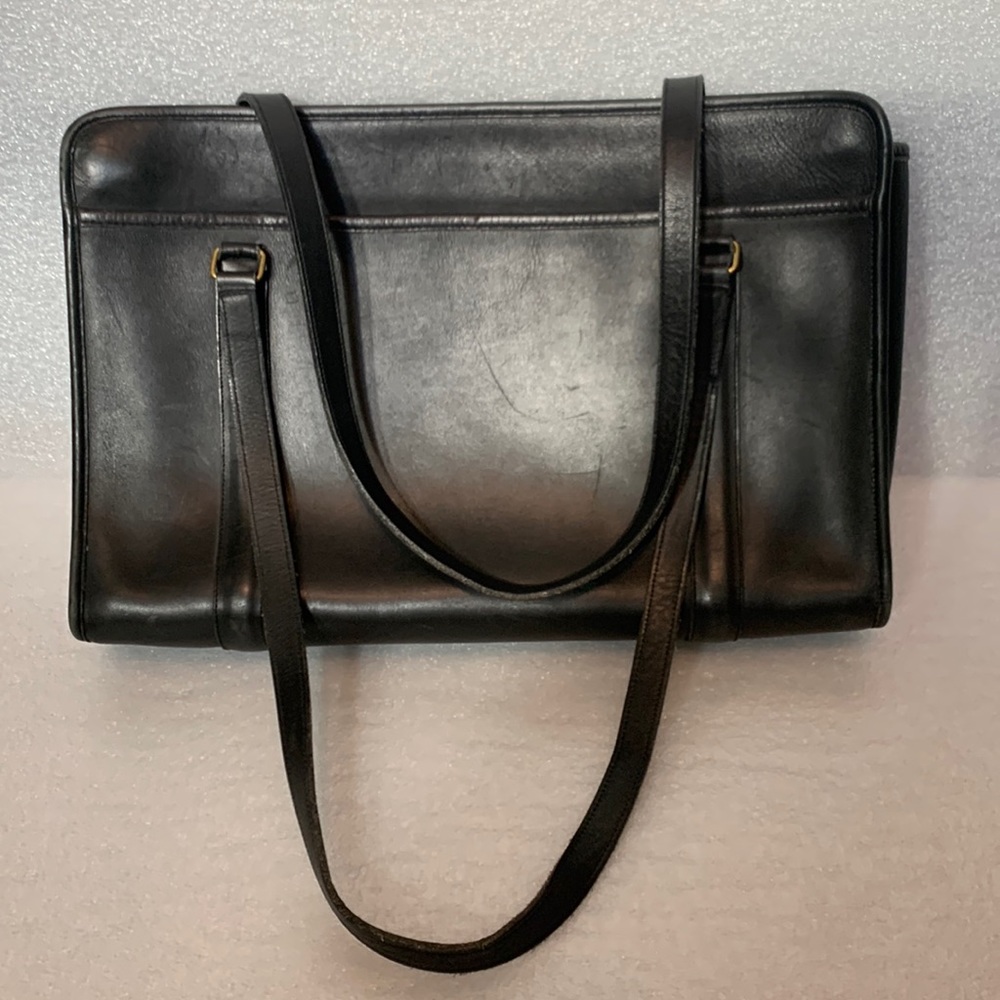 Coach, vintage shoulder briefcase